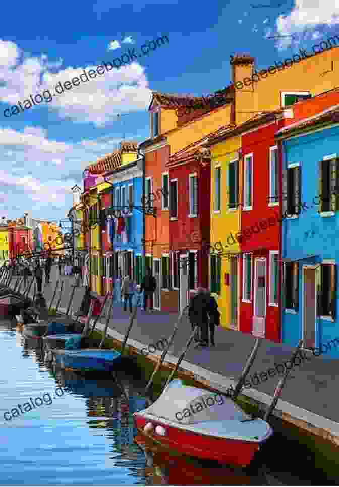 A Boat Navigating The Picturesque Canals Of Burano Burano: Venice Lagoon (Photo Book 267)