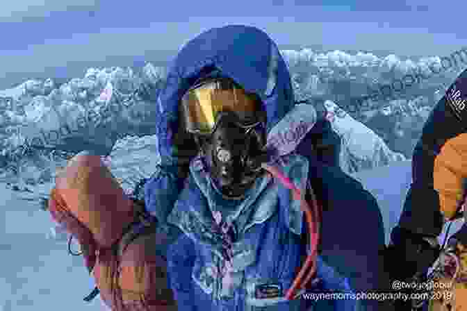 A Climber Wearing An Oxygen Mask In The Death Zone Himalaya: Mount Everest (Photo Book)