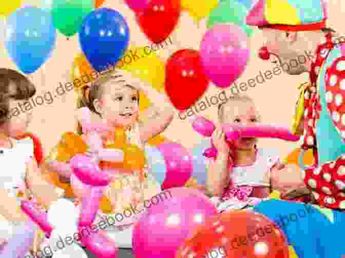 A Clown Entertaining Children At A Birthday Party. Angels Can Fly A Modern Clown User Guide