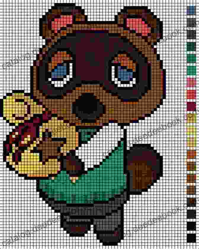 A Cross Stitch Pattern Of Tom Nook From Animal Crossing 11 Animal Crossing Characters Cross Stitch Patterns