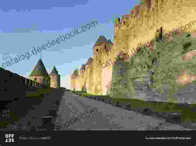 A Depiction Of The Medieval Village Of Carcassonne, Bathed In A Warm, Golden Light, Casting Long Shadows Across The Ancient Stone Buildings. The Village Is Surrounded By Rolling Hills And Lush Greenery, Providing A Serene And Picturesque Backdrop. The City Of Tears: A Novel (The Burning Chambers 2)