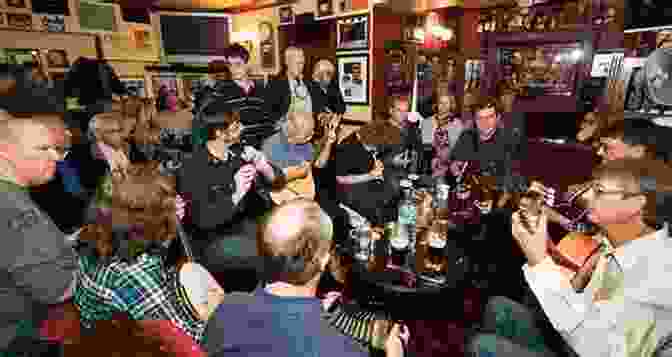 A Group Of Irish People Enjoying A Traditional Irish Pub Focus On: 60 Most Popular Ethnic Groups In Europe: Romani People Sami People Slavs Cossacks Dutch People Circassians Basques Irish Travellers Visigoths Germans Etc