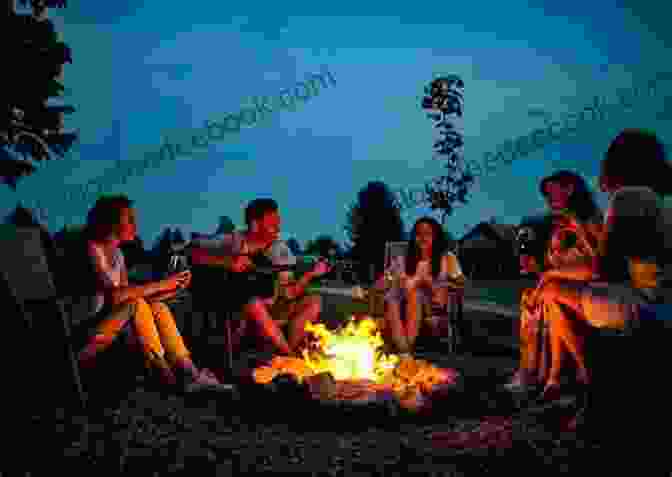 A Group Of Romani People Gathered Around A Campfire, Playing Music And Singing Focus On: 60 Most Popular Ethnic Groups In Europe: Romani People Sami People Slavs Cossacks Dutch People Circassians Basques Irish Travellers Visigoths Germans Etc