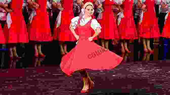 A Group Of Slavic Dancers Performing A Traditional Folk Dance Focus On: 60 Most Popular Ethnic Groups In Europe: Romani People Sami People Slavs Cossacks Dutch People Circassians Basques Irish Travellers Visigoths Germans Etc