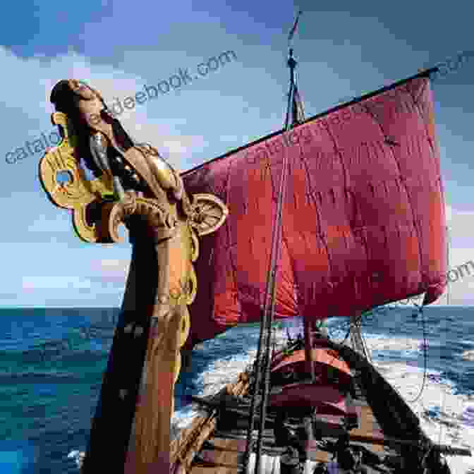 A Group Of Vikings In Traditional Attire, Standing On The Deck Of A Longship Sigurd And His Brave Companions: A Tale Of Medieval Norway