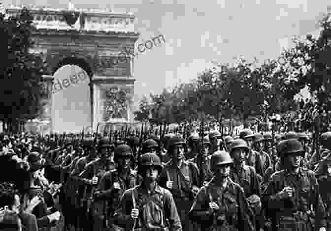 A Jubilant Crowd Celebrating The Liberation Of Paris From Nazi Occupation. Deposition 1940 1944: A Secret Diary Of Life In Vichy France