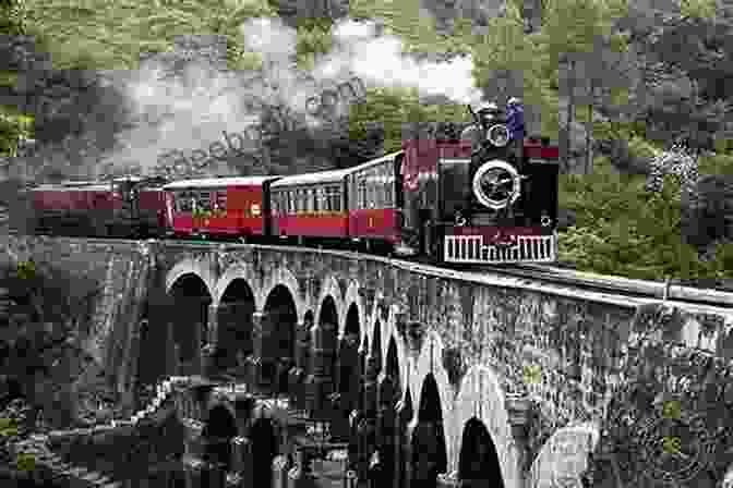 A Majestic Steam Locomotive Chugs Along The Tracks Of The Imaging Heritage Railway, Its Whistle Echoing Through The Countryside. Imaging Heritage Railway In England Wales 16 Part 2