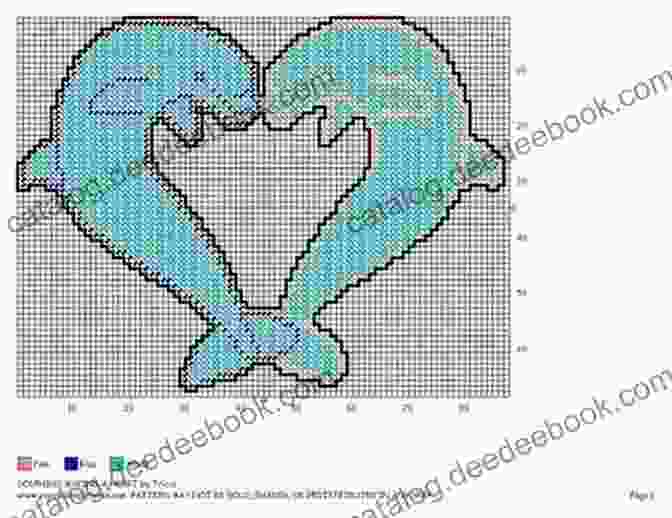 A Pattern For Creating A Three Dimensional Plastic Canvas Dolphin Sculpture Dancing Dolphin Plastic Canvas Patterns 3