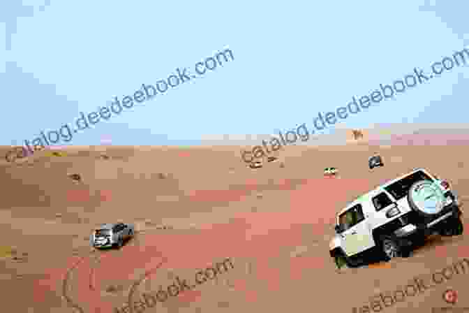A Photo Of A Group Of People Driving In The Desert Overland: Overland To The Middle East Illustrated