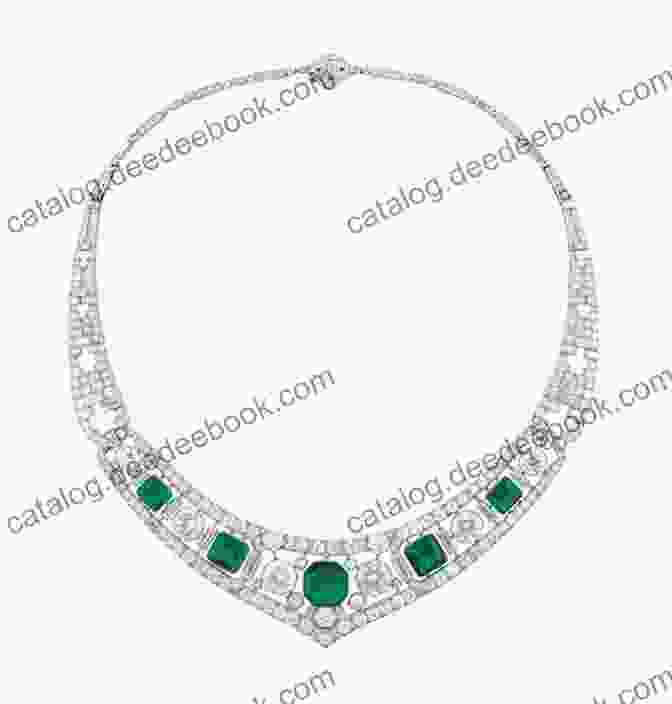 A Stunning Art Deco Necklace With Intricate Diamond And Emerald Detailing, Capturing The Essence Of Vintage Glamour. A Lost Lady (Vintage Classics)