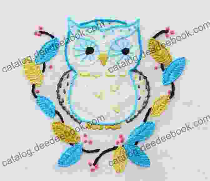 A Sweet Tweets Embroidery Pattern Of An Owl Sweet Tweets: Simple Stitches Whimsical Birds