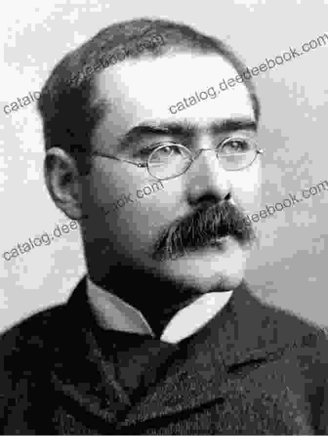 A Vintage Portrait Of Rudyard Kipling, A Renowned English Author The Complete Novels And Stories Of Rudyard Kipling