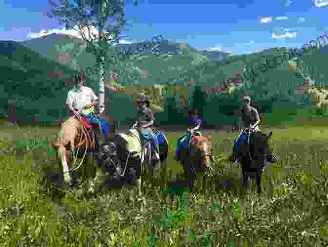 A Wrangler Guiding Horseback Riders Through A Trail At Top Speed (Quartz Creek Ranch)