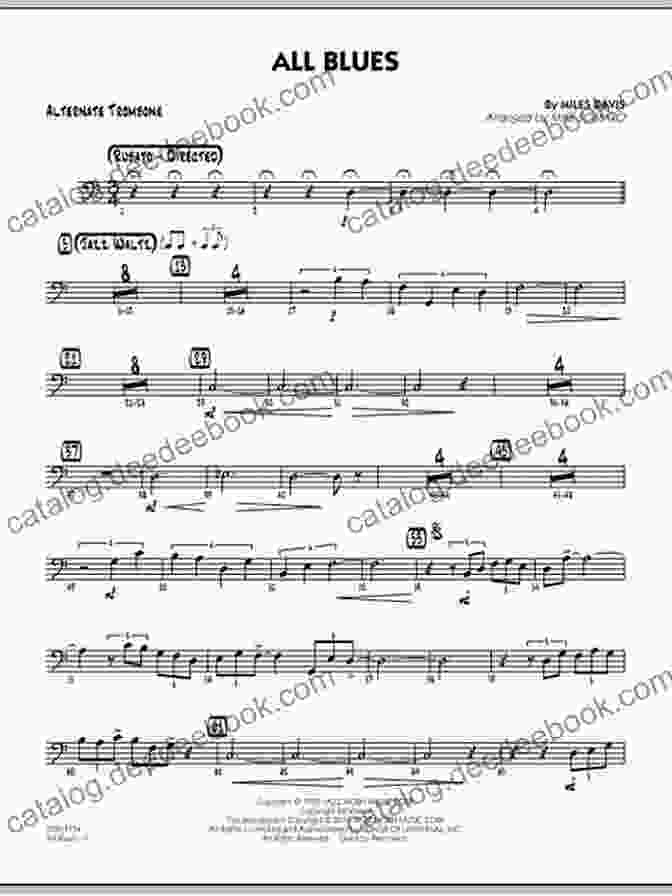 All Blues Trombone Sheet Music 101 Jazz Songs For Trombone Alan Young