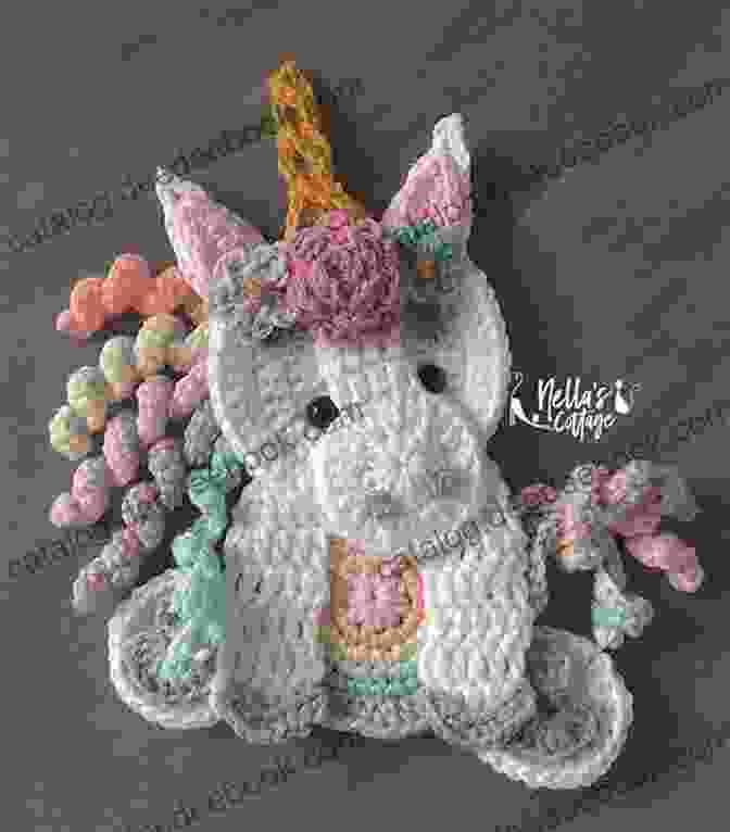 Collection Of Crocheted Unicorn Appliqués And Motifs In Various Colors And Styles. Amigurumi Cute Unicorns Projects: Crocheted Adorable Unicorn Patterns: Inspiring Unicorns Crochet Ideas