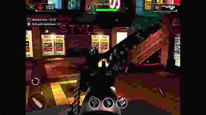 Gameplay Screenshot Of Zombie Road II Showing The Player Mowing Down Zombies While Navigating A Desolate Highway Zombie Road II: Bloodbath On The Blacktop