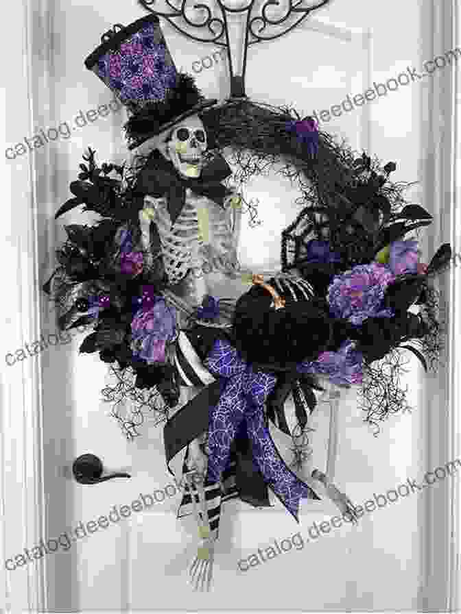 Haunting We Will Go: A Spooky Door Wreath To Add To Your Halloween Décor Haunting We Will Go Door Wreath: Plastic Canvas Pattern