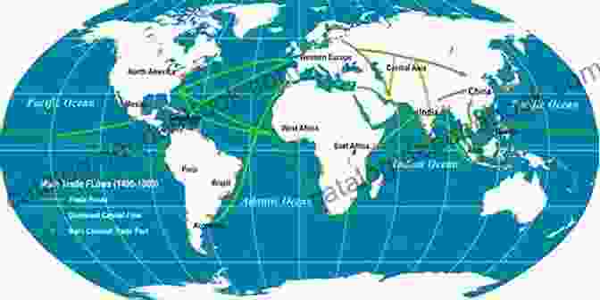 Map Of The World Showcasing Major Trade Routes, Connecting Countries And Continents Through The Exchange Of Goods Grade 9 1 GCSE Geography OCR B: Geography For Enquiring Minds Revision Guide: Ideal For Catch Up And The 2024 And 2024 Exams (CGP GCSE Geography 9 1 Revision)