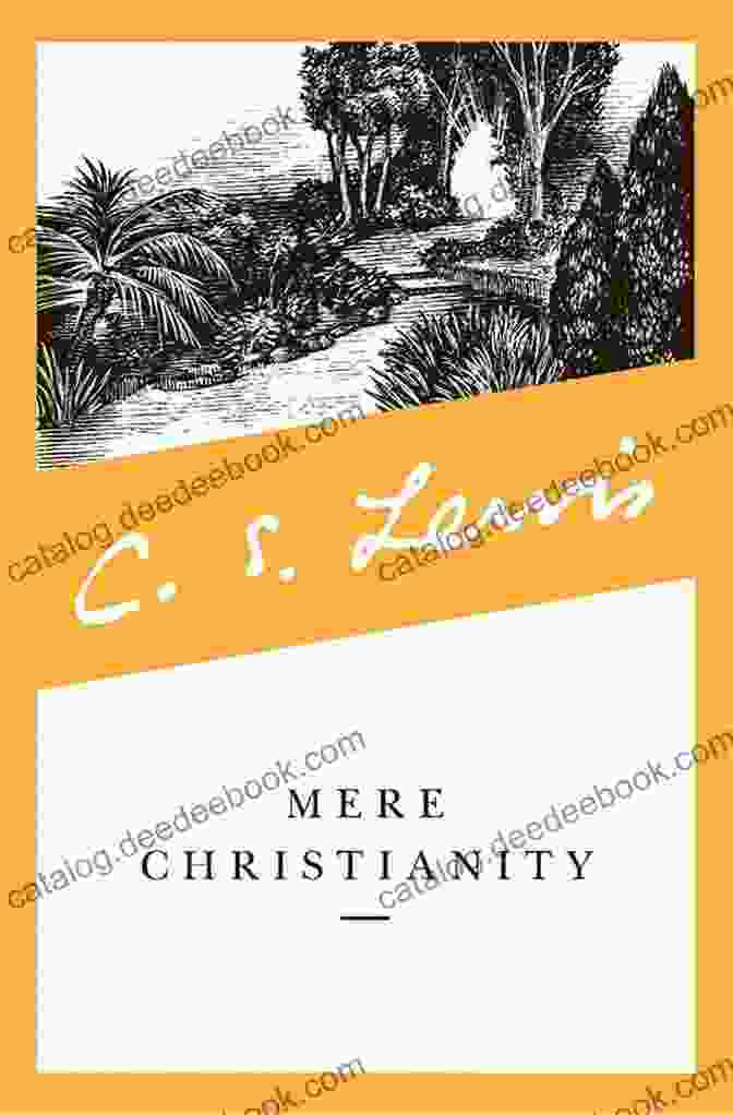 Mere Christianity Book Cover, Featuring A Black And White Image Of C.S. Lewis Study Guide For C S Lewis S Mere Christianity (Course Hero Study Guides)