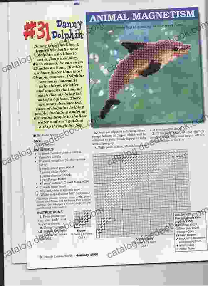 Plastic Canvas Ornaments Depicting Dolphins In Various Poses Dancing Dolphin Plastic Canvas Patterns 3