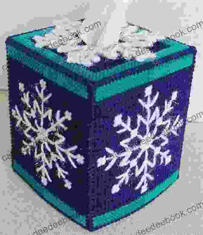 Snowflake Boutique Tissue Box Cover Plastic Canvas Pattern Snowflake Boutique Tissue Box Cover: Plastic Canvas Pattern