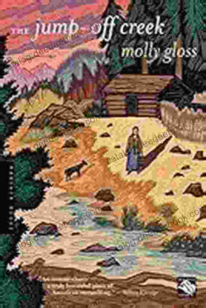 The Jump Off Creek Novel Book Cover, Featuring A Panoramic Landscape Of The Appalachian Mountains And A Young Woman Sitting On A Rock Overlooking A Creek The Jump Off Creek: A Novel