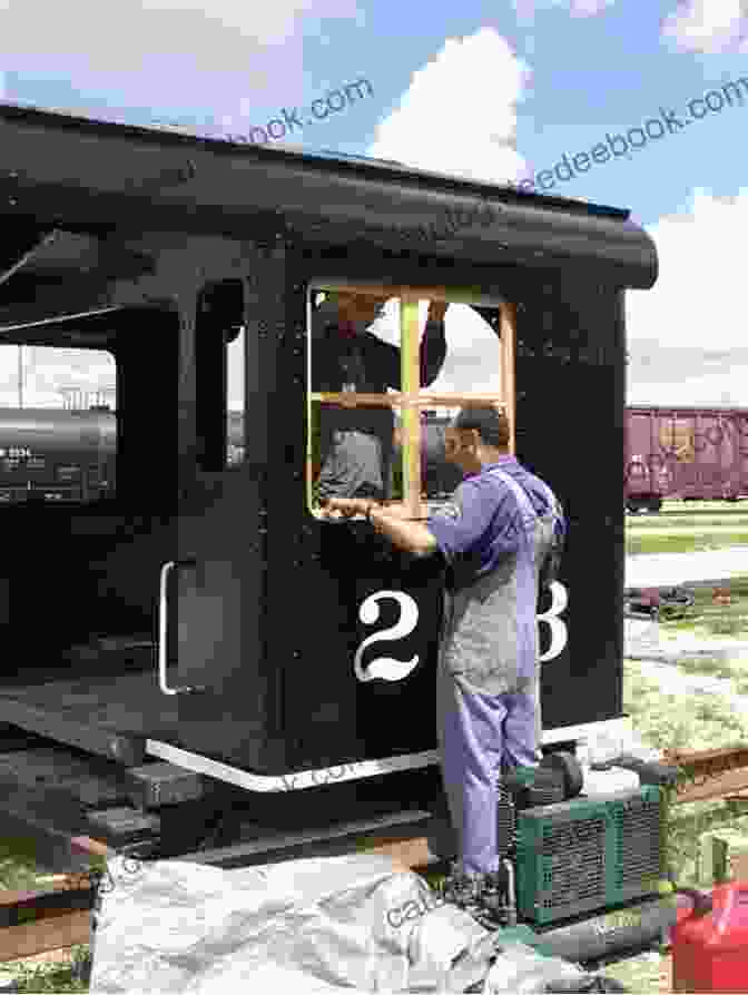 Volunteers Diligently Work On A Steam Locomotive At An Imaging Heritage Railway Depot, Ensuring Its Preservation For Future Generations. Imaging Heritage Railway In England Wales 16 Part 2