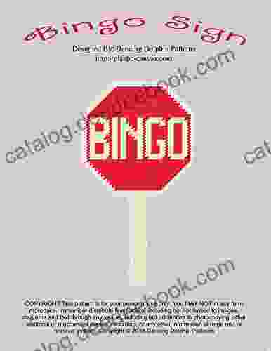 Bingo Sign: Plastic Canvas Pattern
