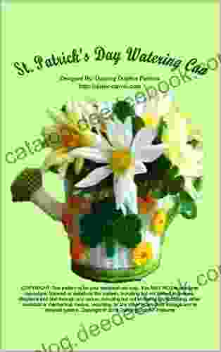 St Patrick S Day Watering Can: Plastic Canvas Pattern