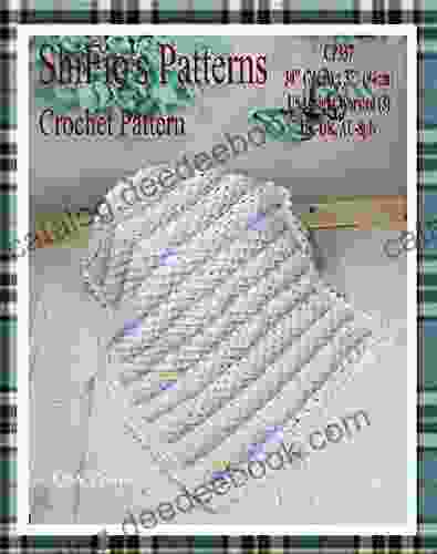 Crochet Pattern CP337 Crocodile Stitch Baby Blanket Afghan USA Terminology