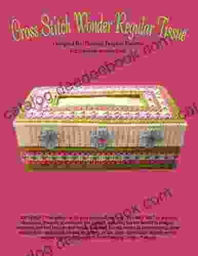 Cross Stitch Wonder Regular Tissue Box Cover: Plastic Canvas Pattern