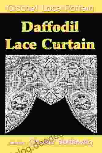 Daffodil Lace Curtain Filet Crochet Pattern