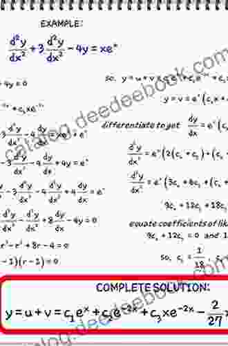 Differential Equations Problem Solver L J Red